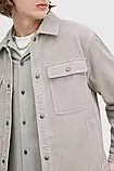AllOriginal com ua Вельветова сорочка AllSaints CASTLEFORD колір сірий relaxed класичний комір M084OB РОЗМІРИ, фото 3