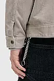 AllOriginal com ua Вельветова сорочка AllSaints CASTLEFORD колір сірий relaxed класичний комір M084OB РОЗМІРИ, фото 4