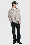 AllOriginal com ua Вельветова сорочка AllSaints CASTLEFORD колір сірий relaxed класичний комір M084OB РОЗМІРИ, фото 7