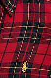 AllOriginal com ua Бавовняна сорочка Polo Ralph Lauren чоловіча колір червоний regular комір button-down, фото 3