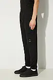 AllOriginal com ua Бавовняні спортивні штани C.P. Company Diagonal Raised Fleece Cargo Sweatpants колір чорний, фото 4