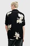 AllOriginal com ua Сорочка AllSaints LACHAISE чоловіча колір чорний relaxed класичний комір M117SB РОЗМІРИ, фото 5