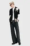 AllOriginal com ua Сорочка AllSaints LACHAISE чоловіча колір чорний relaxed класичний комір M117SB РОЗМІРИ, фото 7