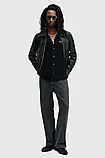 AllOriginal com ua Сорочка AllSaints UNDERGROUND чоловіча колір чорний relaxed класичний комір M073SB РОЗМІРИ, фото 8
