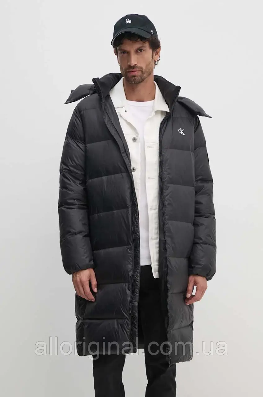 AllOriginal com ua Пухова куртка Calvin Klein Jeans чоловіча колір чорний зимова J30J326102 РОЗМІРИ ЗАПИТУЙТЕ