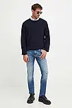 AllOriginal com ua Светр з домішкою вовни BOSS чоловічий колір синій 50519610 РОЗМІРИ ЗАПИТУЙТЕ, фото 3