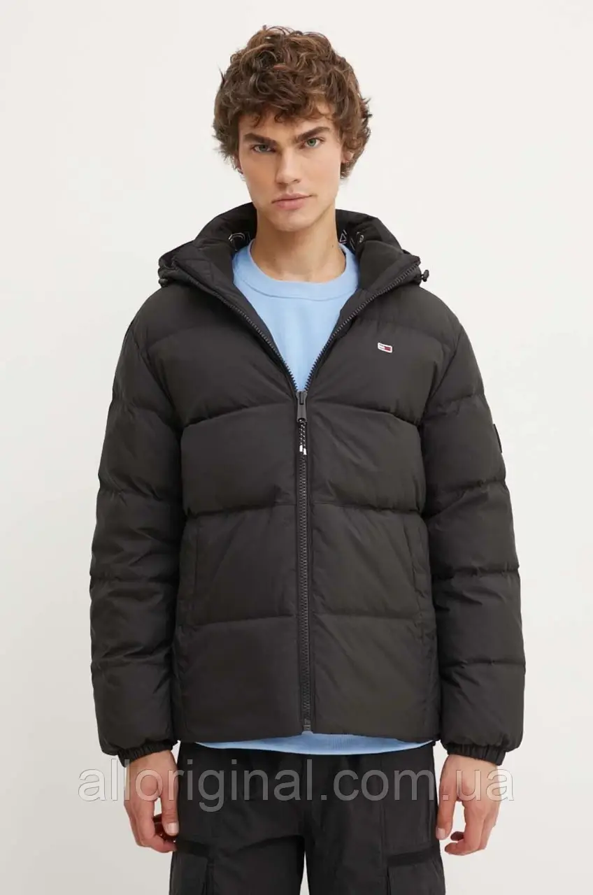 AllOriginal com ua Пухова куртка Tommy Jeans чоловіча колір чорний зимова oversize DM0DM19786 РОЗМІРИ