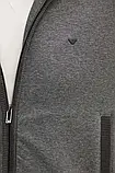 AllOriginal com ua Кофта Emporio Armani чоловіча колір сірий з капюшоном меланж 6D1M97 1JHSZ РОЗМІРИ ЗАПИТУЙТЕ, фото 6