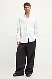 AllOriginal com ua Бавовняна сорочка Versace Jeans Couture чоловіча колір білий relaxed класичний комір, фото 4