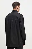 AllOriginal com ua Бавовняна сорочка Versace Jeans Couture чоловіча колір чорний relaxed класичний комір, фото 4