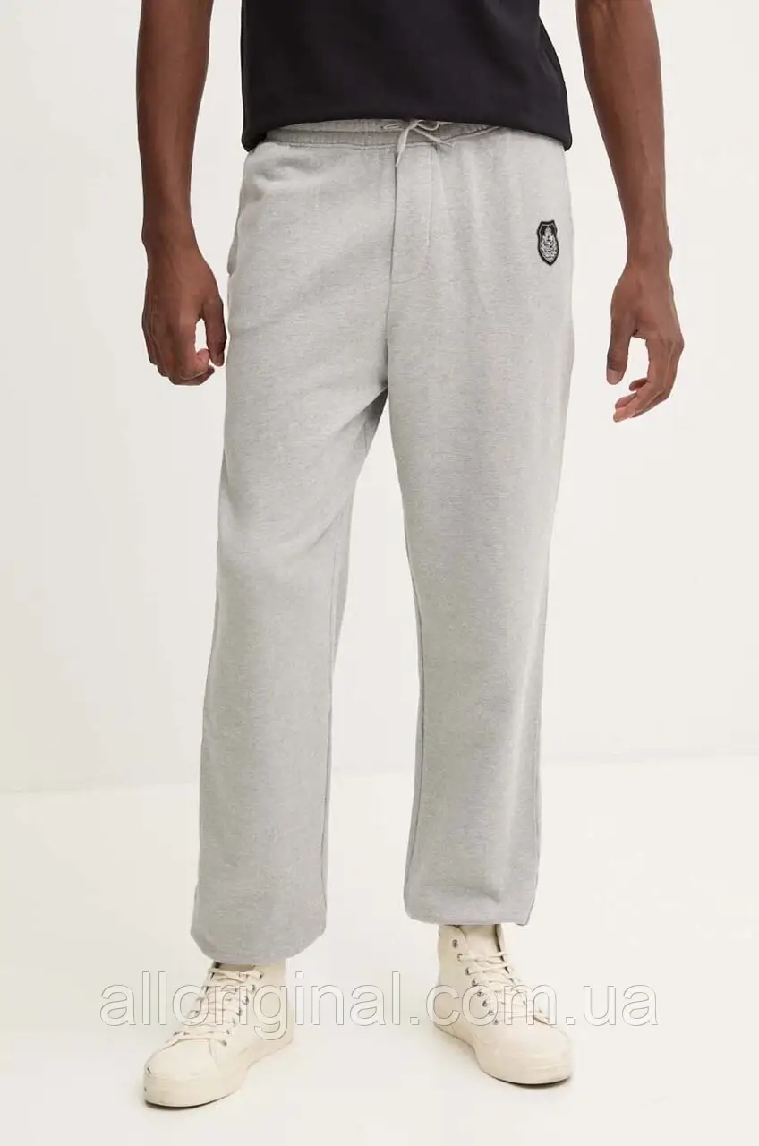 AllOriginal com ua Бавовняні спортивні штани The Kooples колір сірий меланж HJOG29001K РОЗМІРИ ЗАПИТУЙТЕ