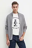 AllOriginal com ua Кардиган з домішкою вовни Armani Exchange колір сірий 6DZE6G ZM5BZ РОЗМІРИ ЗАПИТУЙТЕ, фото 5