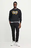 AllOriginal com ua Бавовняна кофта Versace Jeans Couture чоловіча колір чорний з принтом 77GAIE05 CF02E, фото 3