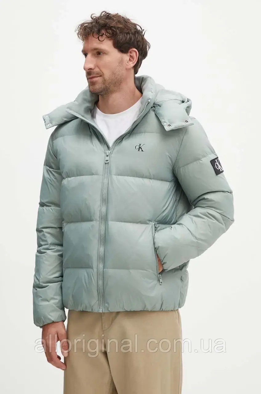 AllOriginal com ua Пухова куртка Calvin Klein Jeans чоловіча колір зелений зимова J30J325946 РОЗМІРИ ЗАПИТУЙТЕ