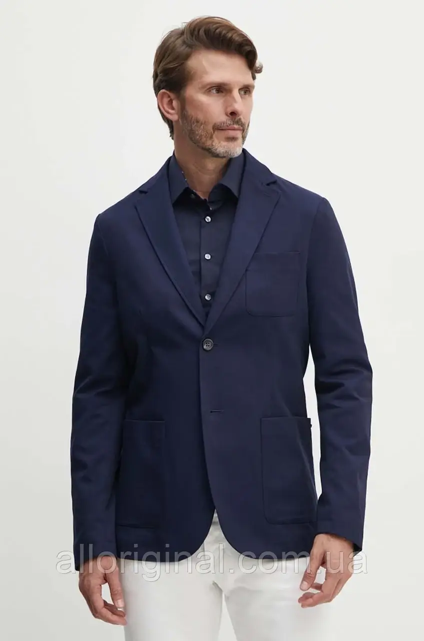 AllOriginal com ua Піджак Guess TYRON чоловічий колір синій M4YN09 WG9Y0 РОЗМІРИ ЗАПИТУЙТЕ
