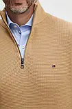 AllOriginal com ua Бавовняний светр Tommy Hilfiger колір бежевий легкий півгольф MW0MW35471 РОЗМІРИ ЗАПИТУЙТЕ, фото 6