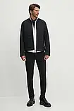 AllOriginal com ua Сорочка Karl Lagerfeld чоловіча колір чорний regular класичний комір 542600.605929 РОЗМІРИ, фото 4