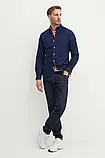 AllOriginal com ua Бавовняна сорочка Polo Ralph Lauren чоловіча колір синій slim комір button-down 710767828, фото 4