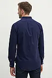 AllOriginal com ua Бавовняна сорочка Polo Ralph Lauren чоловіча колір синій slim комір button-down 710767828, фото 5