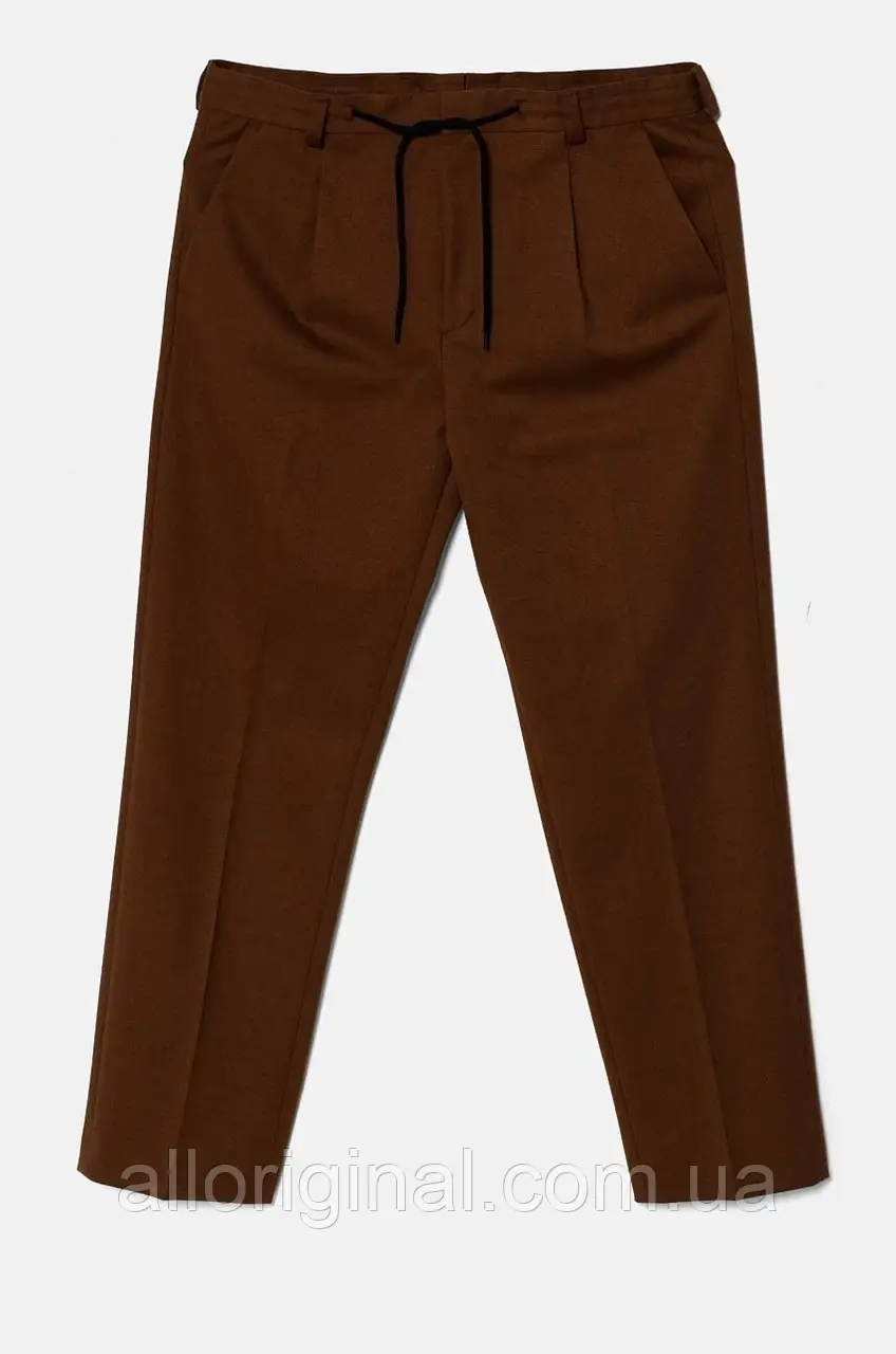 AllOriginal com ua Штани HUGO чоловічі колір коричневий фасон chinos 50520337 РОЗМІРИ ЗАПИТУЙТЕ