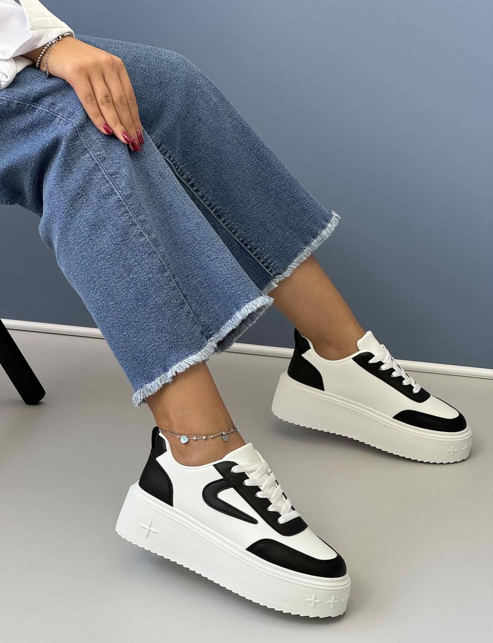 Кросівки жіночі 8 пар у ящику білого кольору 36-41, фото 1