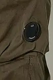 AllOriginal com ua Штани C.P. Company Stretch Sateen Ergonomic Lens чоловічі колір зелений фасон cargo, фото 6