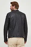 AllOriginal com ua Шкіряна куртка Pepe Jeans VONN чоловіча колір чорний перехідна PM402878 РОЗМІРИ ЗАПИТУЙТЕ, фото 4