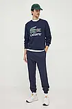 AllOriginal com ua Бавовняна кофта Lacoste чоловіча колір синій з принтом РОЗМІРИ ЗАПИТУЙТЕ, фото 3