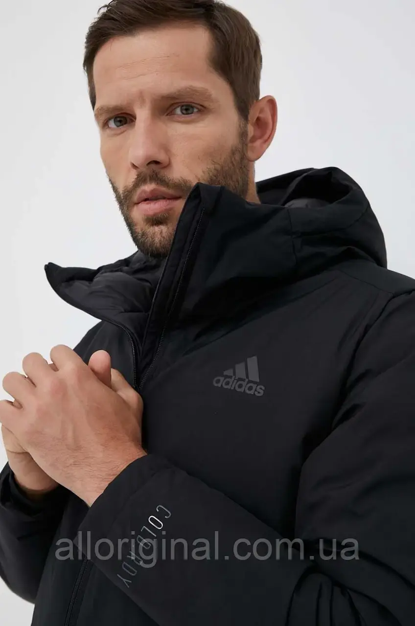 AllOriginal com ua Пухова куртка adidas чоловіча колір чорний зимова РОЗМІРИ ЗАПИТУЙТЕ