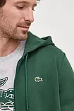 AllOriginal com ua Кофта Lacoste чоловіча колір зелений з капюшоном однотонна РОЗМІРИ ЗАПИТУЙТЕ, фото 6