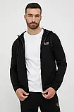 AllOriginal com ua Бавовняний спортивний костюм EA7 Emporio Armani колір чорний РОЗМІРИ ЗАПИТУЙТЕ, фото 3