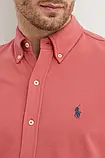 AllOriginal com ua Бавовняна сорочка Polo Ralph Lauren чоловіча колір рожевий regular комір button-down, фото 3