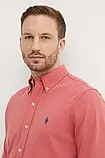 AllOriginal com ua Бавовняна сорочка Polo Ralph Lauren чоловіча колір рожевий regular комір button-down, фото 6