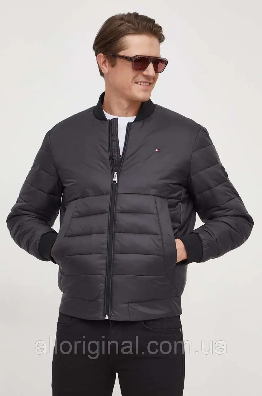 AllOriginal com ua Куртка Tommy Hilfiger чоловіча колір чорний перехідна РОЗМІРИ ЗАПИТУЙТЕ