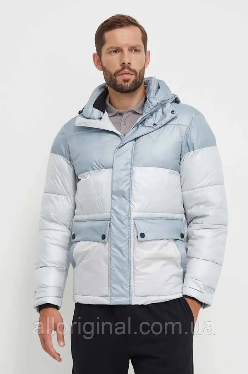 AllOriginal com ua Куртка Guess чоловіча колір сірий зимова РОЗМІРИ ЗАПИТУЙТЕ