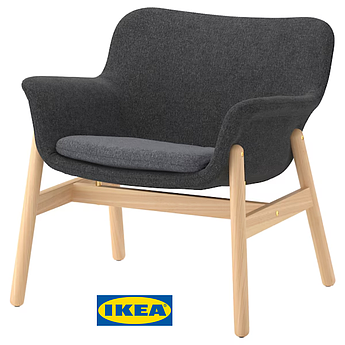 М'яке крісло IKEA VEDBO Темно-сіре 605.522.20