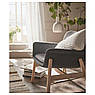 М'яке крісло IKEA VEDBO Темно-сіре 605.522.20, фото 4