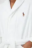 AllOriginal com ua Бавовняний халат Polo Ralph Lauren колір білий РОЗМІРИ ЗАПИТУЙТЕ, фото 6