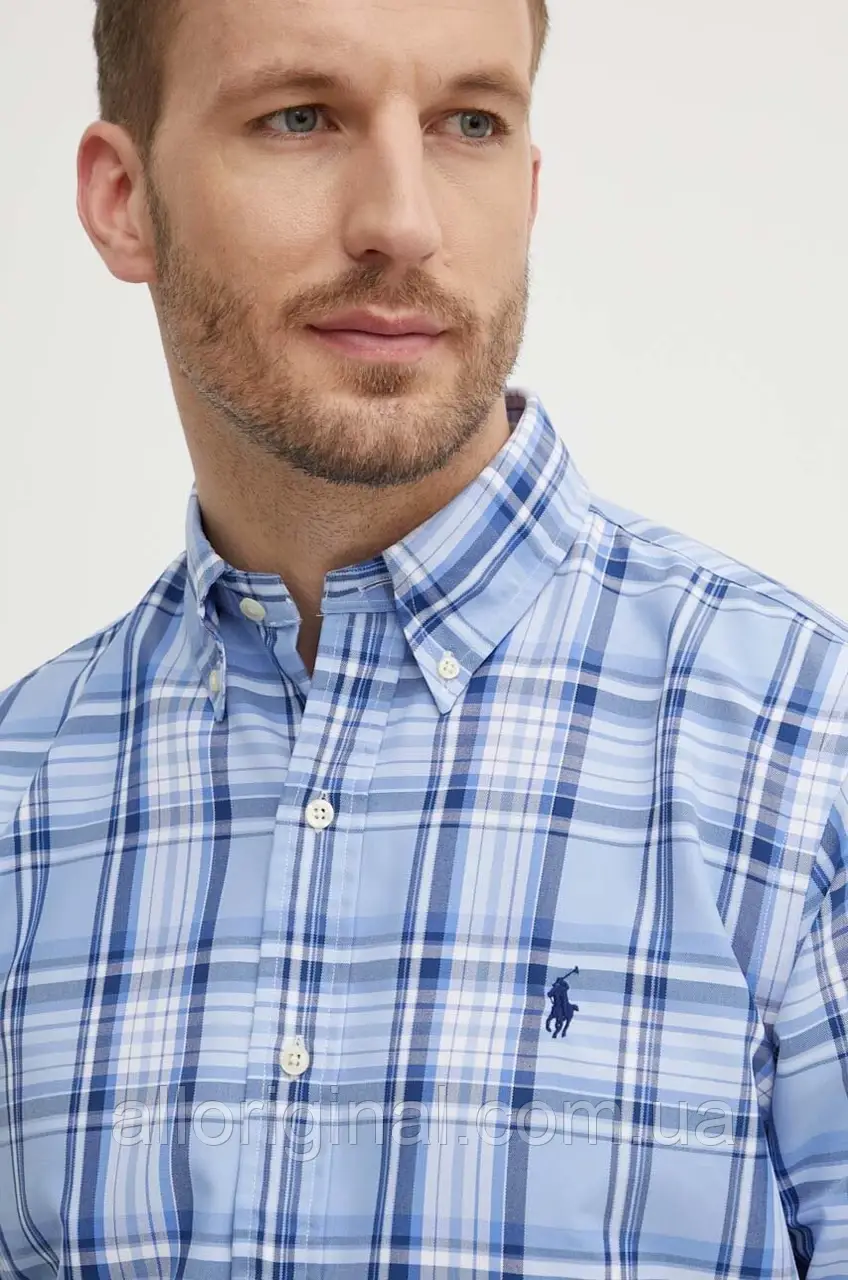 AllOriginal com ua Сорочка Polo Ralph Lauren чоловіча regular комір button-down 710944617 РОЗМІРИ ЗАПИТУЙТЕ