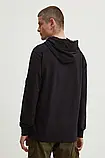 AllOriginal com ua Бавовняна кофта C.P. Company Light Fleece чоловіча колір чорний з капюшоном однотонна, фото 4