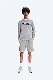 AllOriginal com ua Бавовняна кофта A.P.C. Sweat Vpc чоловіча колір сірий з аплікацією COECQ.H27378-DARKNAVY, фото 3