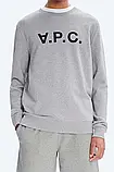 AllOriginal com ua Бавовняна кофта A.P.C. Sweat Vpc чоловіча колір сірий з аплікацією COECQ.H27378-DARKNAVY, фото 5