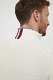 AllOriginal com ua Бавовняний светр Tommy Hilfiger колір бежевий легкий півгольф РОЗМІРИ ЗАПИТУЙТЕ, фото 6