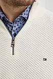 AllOriginal com ua Бавовняний светр Tommy Hilfiger колір бежевий легкий півгольф РОЗМІРИ ЗАПИТУЙТЕ, фото 7