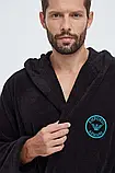 AllOriginal com ua Халат Emporio Armani Underwear колір чорний РОЗМІРИ ЗАПИТУЙТЕ, фото 3