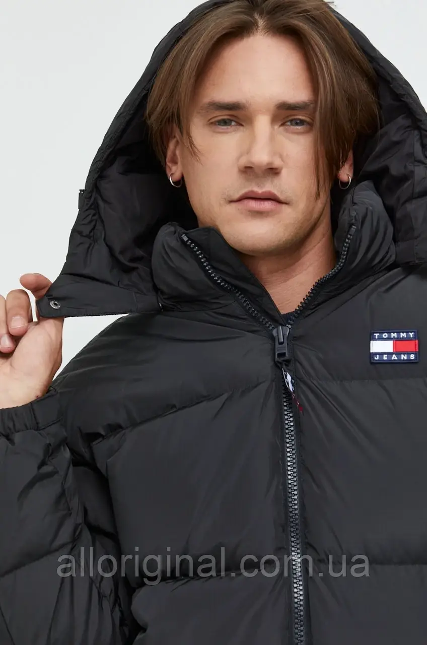 AllOriginal com ua Пухова куртка Tommy Jeans чоловіча колір чорний зимова РОЗМІРИ ЗАПИТУЙТЕ
