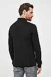 AllOriginal com ua Бавовняний лонгслів Emporio Armani колір чорний однотонний РОЗМІРИ ЗАПИТУЙТЕ, фото 4