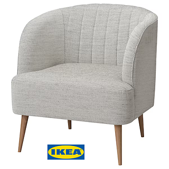 М'яке крісло IKEA FULLÖSA Сіре 605.065.20