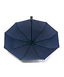 Парасолька чоловіча 02J автомат на 9 спиць з логотипом Mercedes-Benz Синій, фото 3