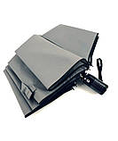 Парасолька чоловіча 02J автомат на 9 спиць з логотипом Mercedes-Benz Сірий, фото 3